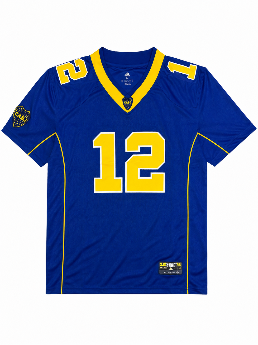 Camiseta Boca Juniors #12 Azul y Amarilla