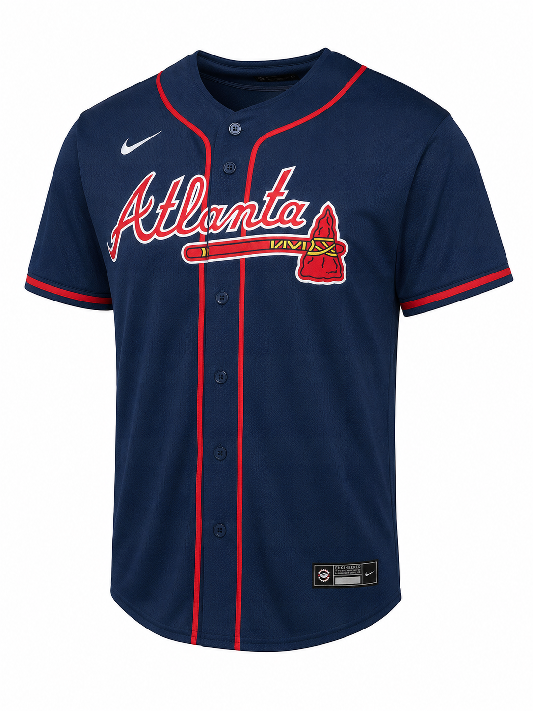 Camiseta MLB Atlanta Braves Azul Marino