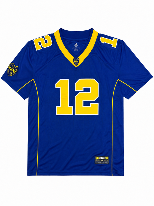 Camiseta Boca Juniors #12 Azul y Amarilla