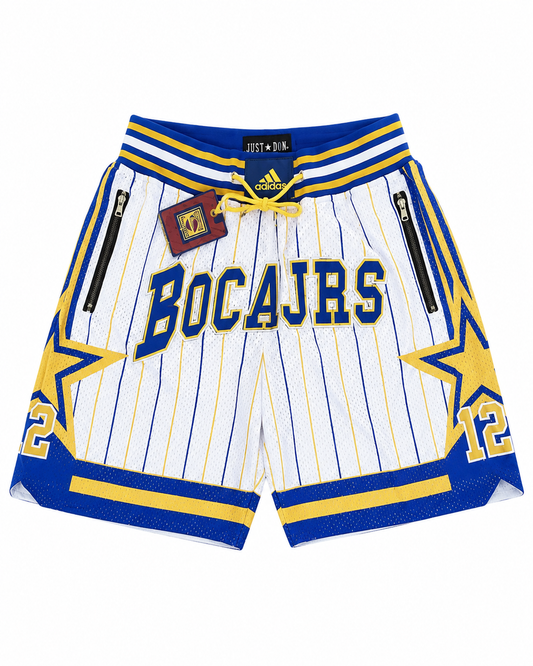 Short Boca Juniors Basketball #12 Blanco, Azul y Amarillo