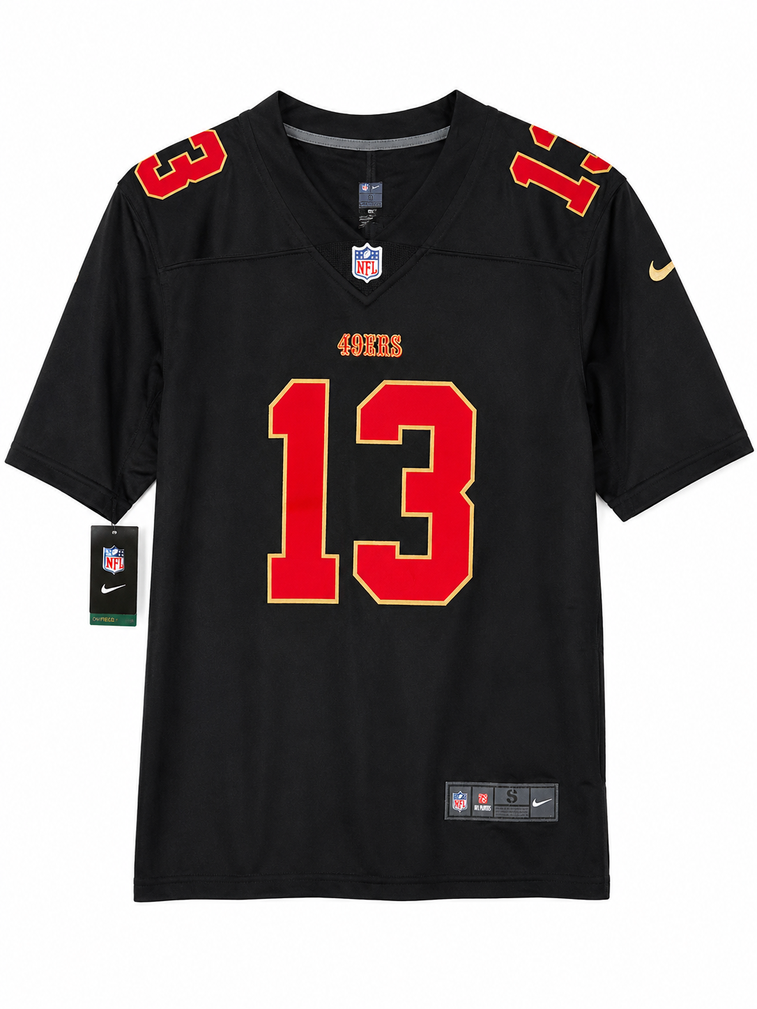 Camiseta NFL San Francisco 49ers Brock Purdy #13 Negra