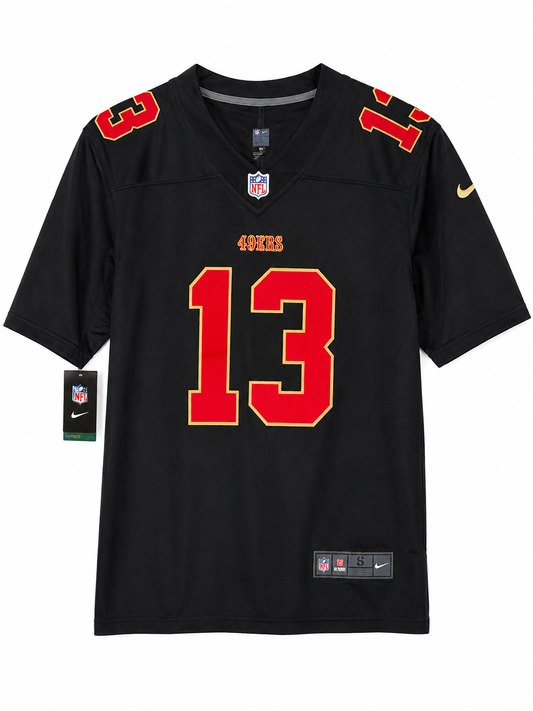 Camiseta NFL San Francisco 49ers Brock Purdy #13 Negra
