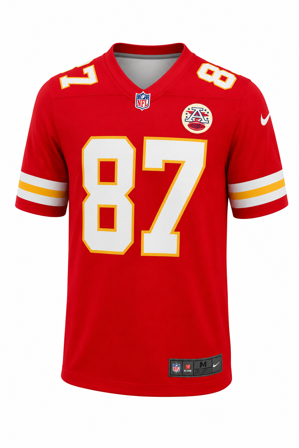 Camiseta NFL Kansas City Chiefs Travis Kelce #87 Roja