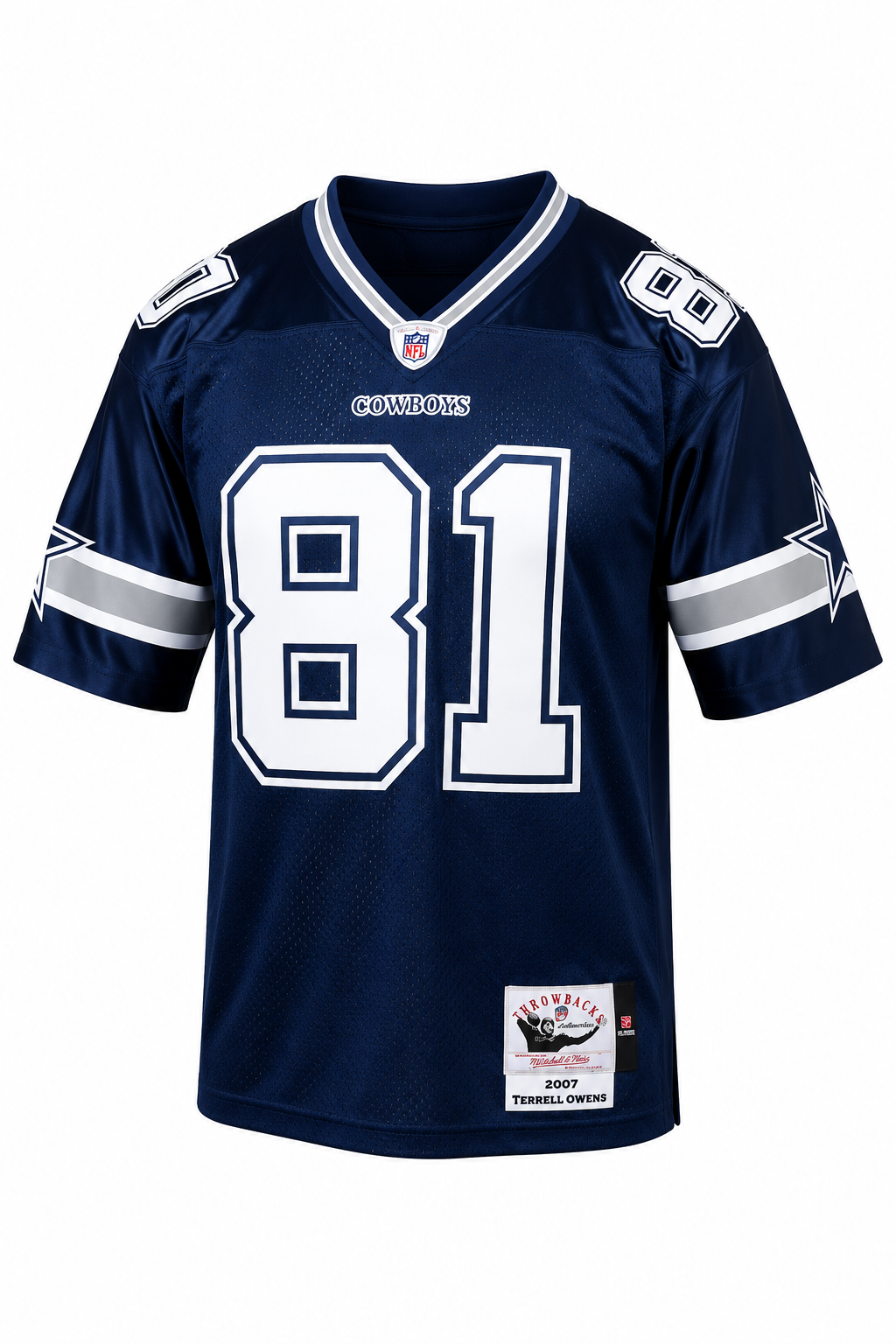 Camiseta NFL Dallas Cowboys Terrell Owens #81 Azul