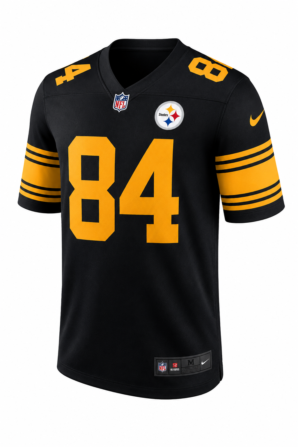 Camiseta NFL Pittsburgh Steelers Antonio Brown #84 Negra