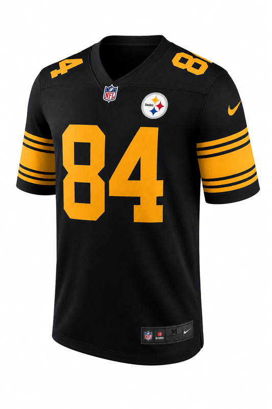 Camiseta NFL Pittsburgh Steelers Antonio Brown #84 Negra