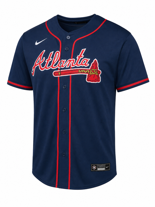 Camiseta MLB Atlanta Braves Azul Marino